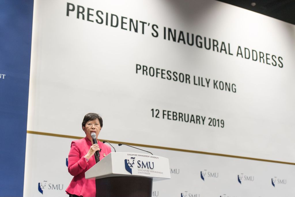 Miniature of Professor Lily Kong at the SMU President Inaugural Address 2019