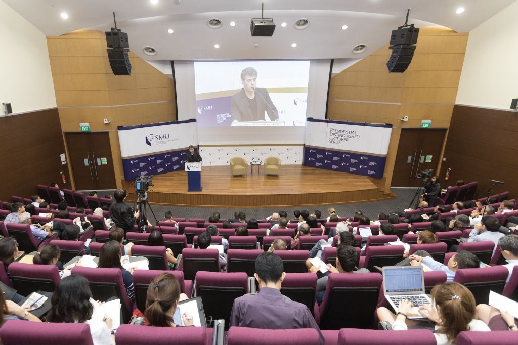 Miniature of Andrew Keen speaking at SMU’s Presidential Distinguished Lecture Series 2018