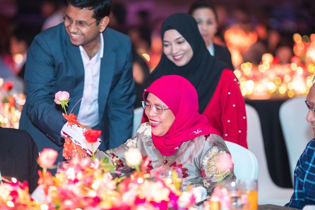 Miniature of President Halimah Yacob at SMU Patron's Day 2019