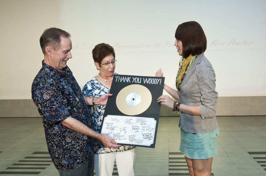 Miniature of Token of appreciation at Farewell for Howard Hunter, SMU president (2004-2010)