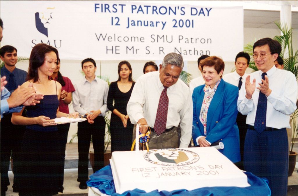 Miniature of President S R Nathan inaugurates First Patron's Day