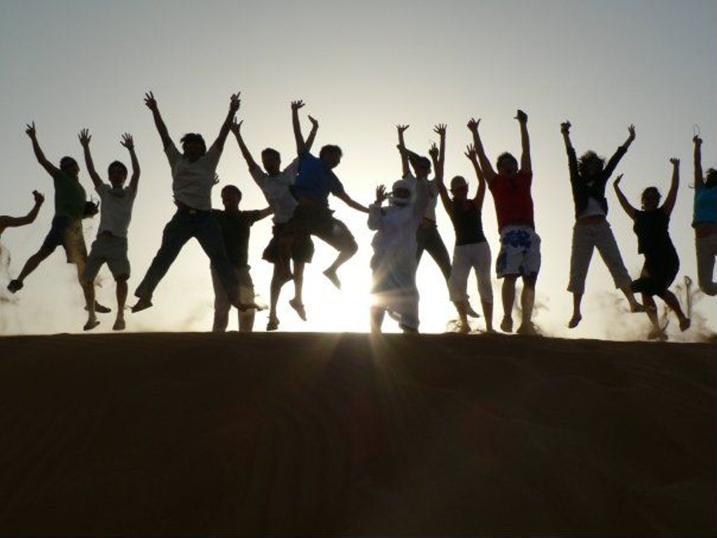 Miniature of Students in the Safari Desert Dubai in 2015