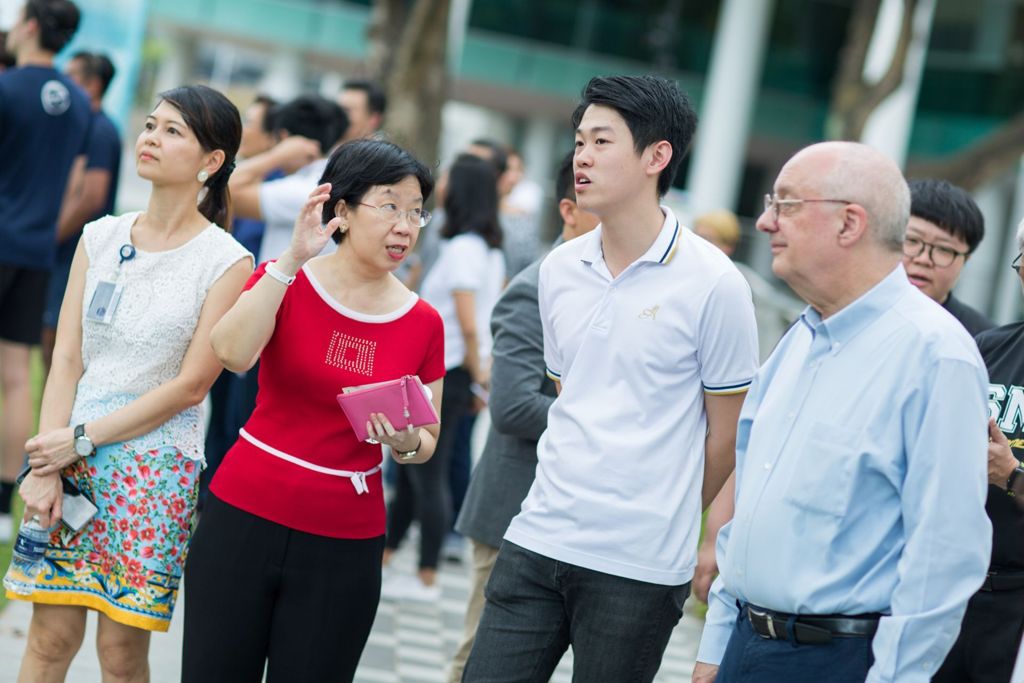 Miniature of Professor Arnoud De Meyer and Professor Lily Kong at SMU Open House 2018